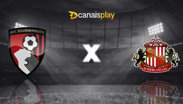 Assistir Bournemouth x Sunderland ao vivo online 18/10/2026