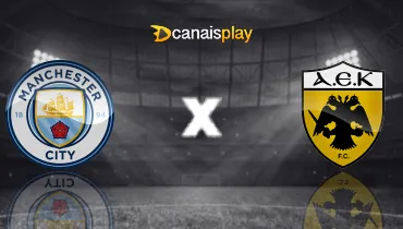 Assistir Manchester City x AEK Athenas ao vivo online 20/10/2026